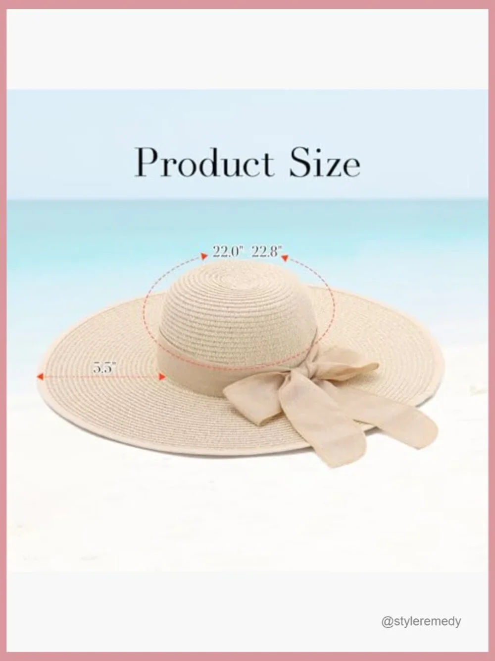 Wide Brim Sun Hat Foldable Packable Paper Straw